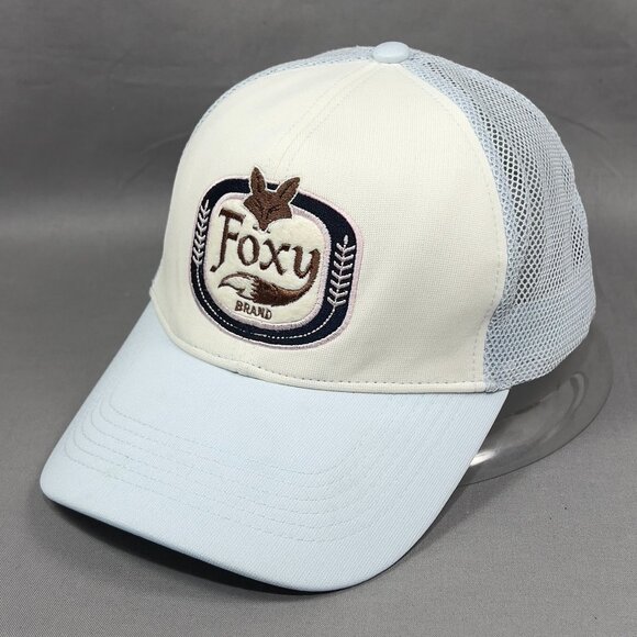 Foxy Brand Snap Back Cap Hat American Eagle Blue Trucker Fishing Golfing Womens - Picture 1 of 13